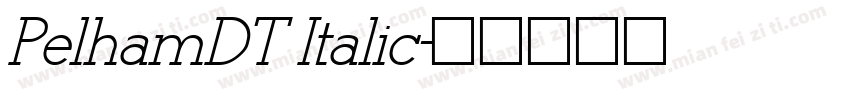 PelhamDT Italic字体转换